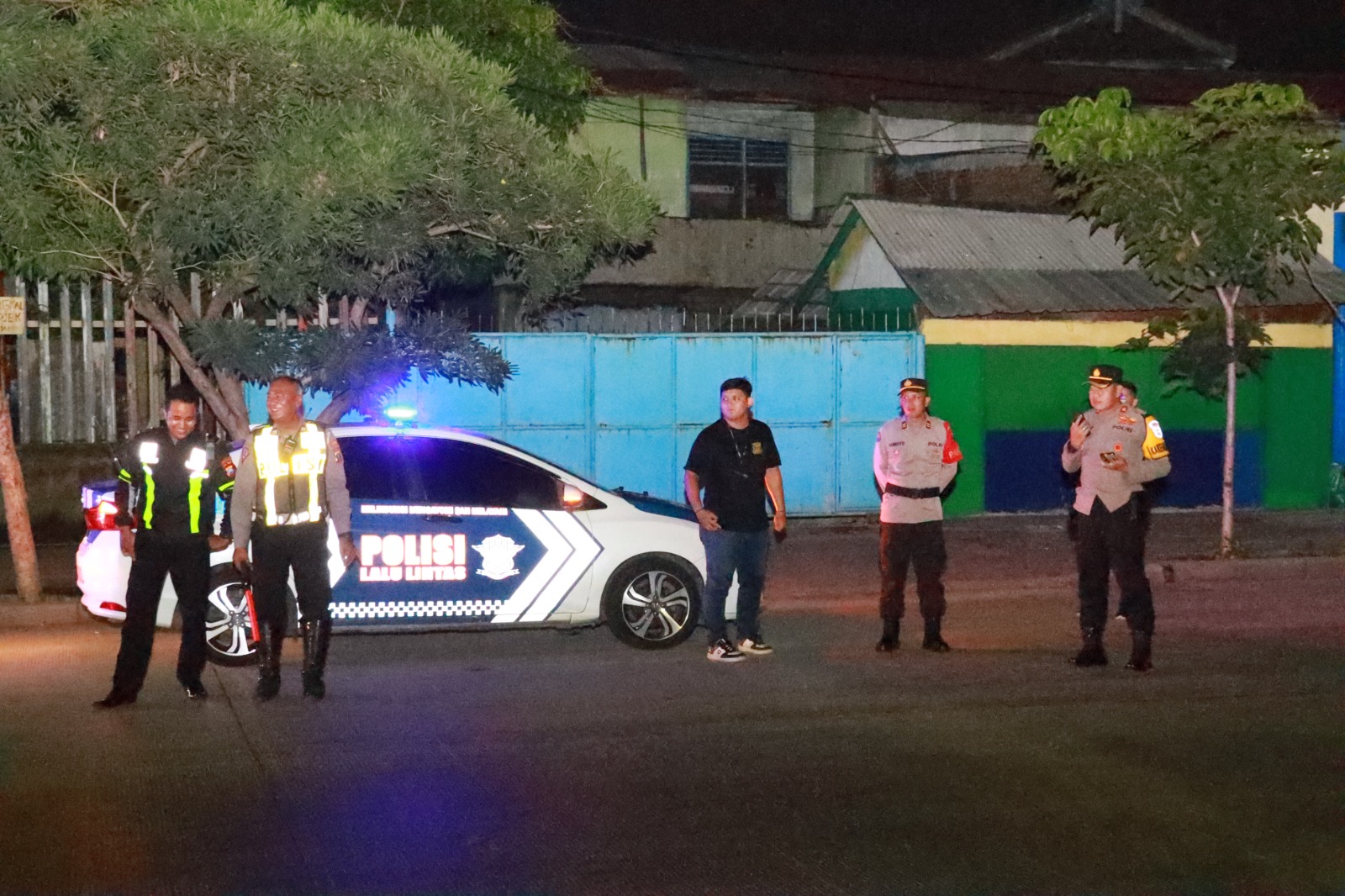 Cegah Tawuran, Polres Tanjung Perak Gelar Patroli Skala Besar Gabungan