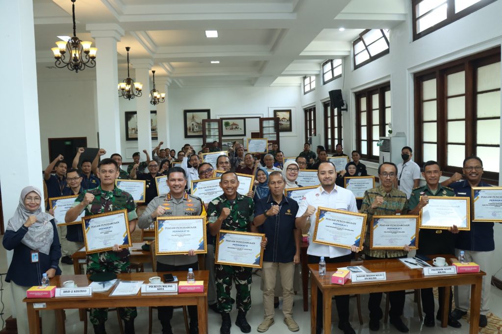 Polresta Malang Kota Raih Penghargaan Satuan Kerja Terbaik Atas Pelaksanaan Anggaran