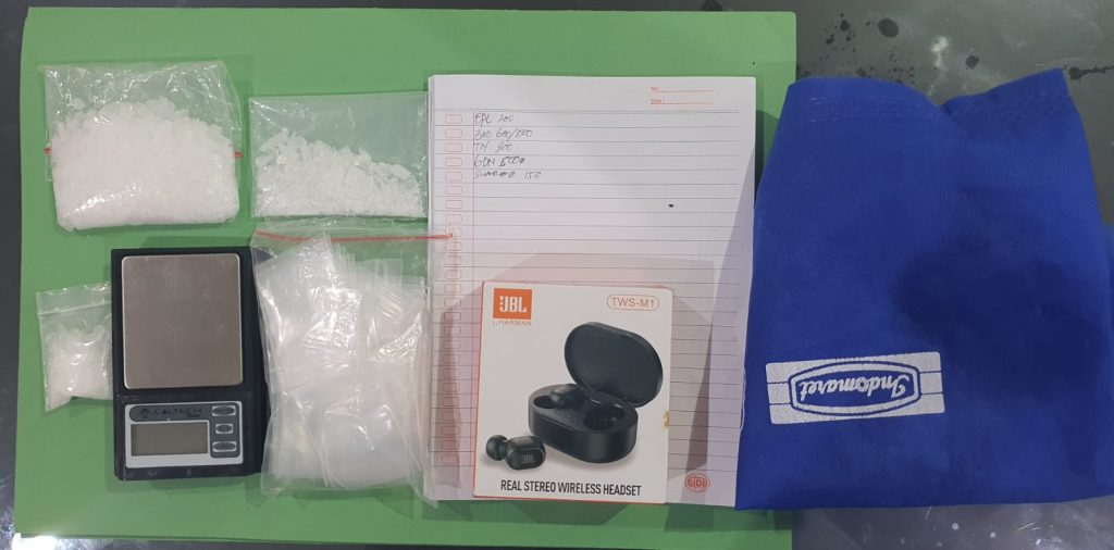 Barang bukti sabu yang diamankan polisi