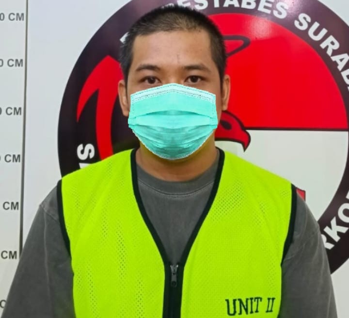 NH Pengedar Ganja Lintas Kota Dibekuk Polrestabes Surabaya