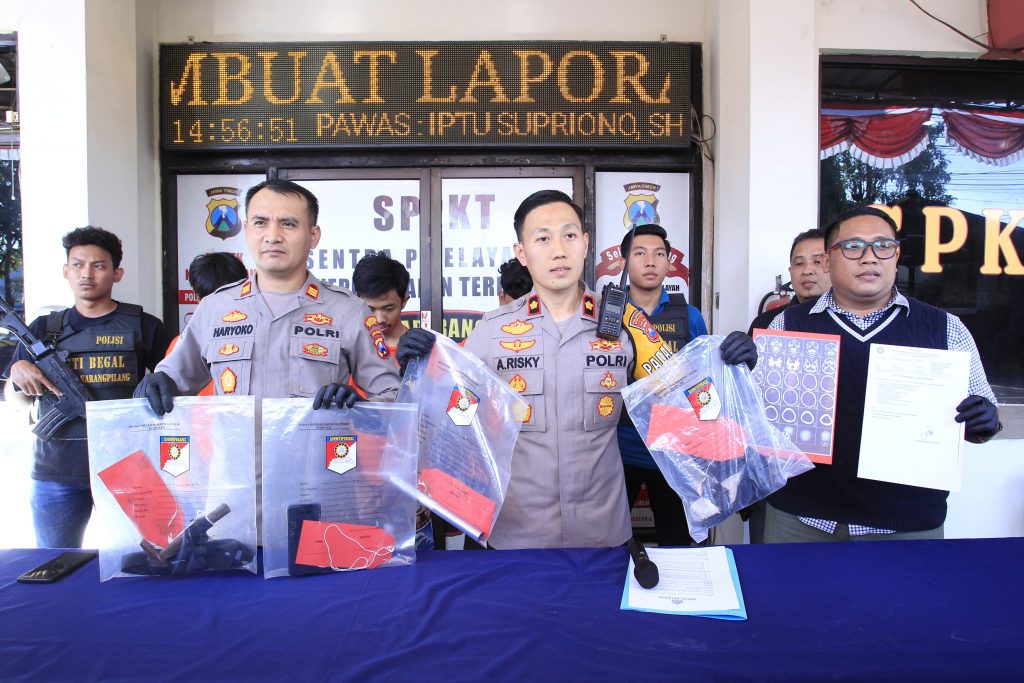 3 Oknum Pesilat PSHT Bawa Kabur Motor Dibekuk Polisi