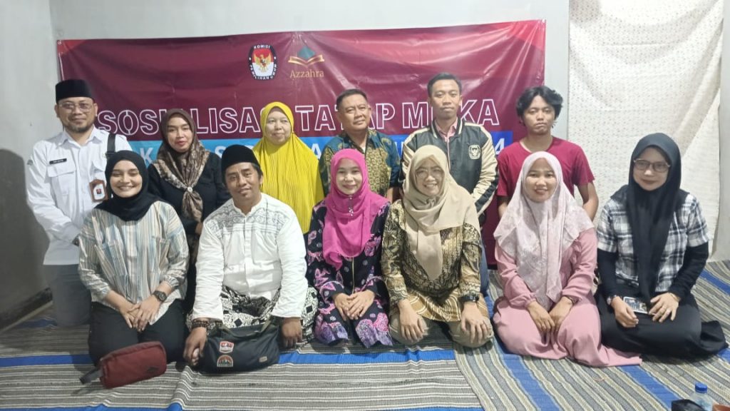 Sosialisasi Tatap Muka Pilkada Serentak 2024 KPU Surabaya Ajak Jamaah Yasinta Datang Ke TPS 