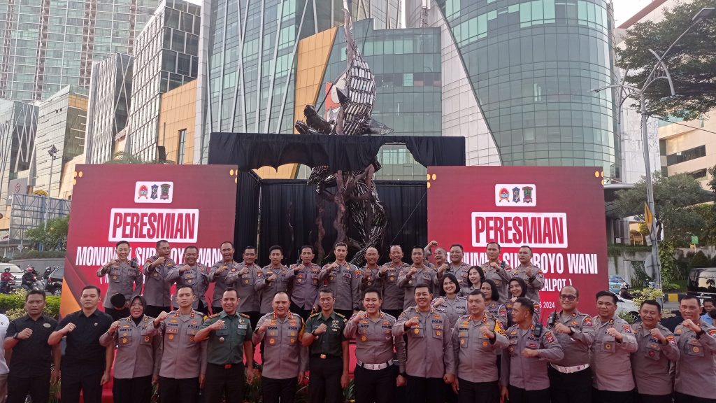 Monumen Knalpot Brong Suro dan Boyo di Resmikan Kapolrestabes Bersama Walikota Surabaya