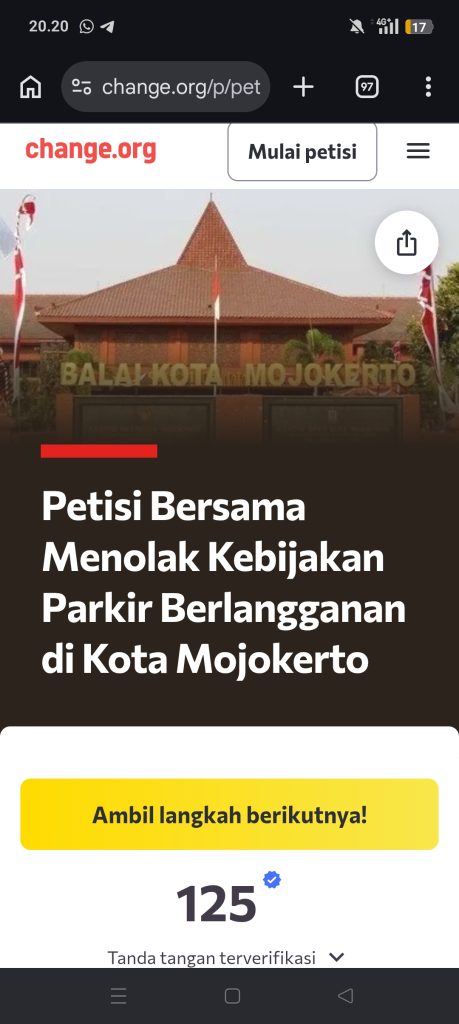 Advokat Hanum Ajak Masyarakat Dukung Petisi Penolakan Parkir Berlangganan Kota Mojokerto